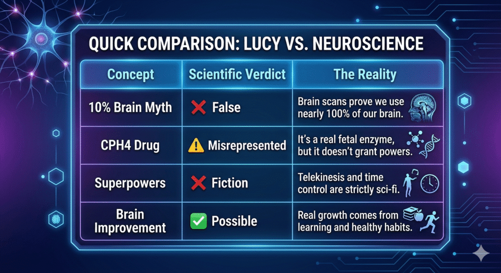 Lucy movie explained 