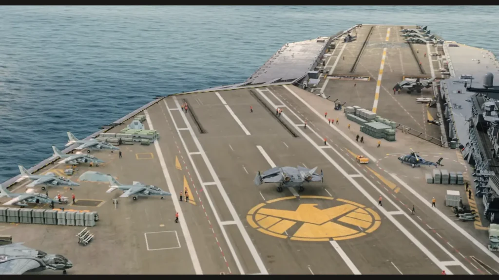 Heli carrier run way