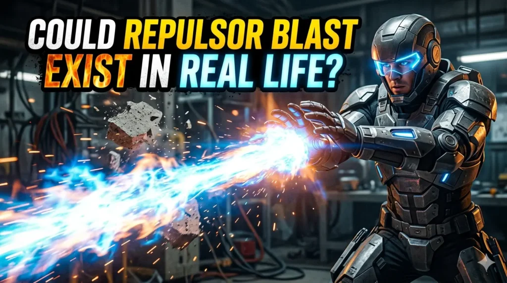 Iron man repulsor blast