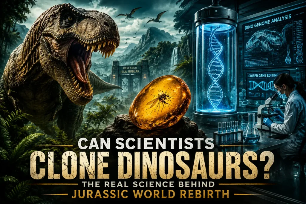 Dinosaur cloning